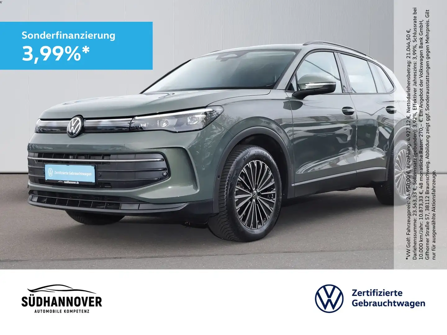 Volkswagen Tiguan Life 1.5 eTSI DSG AHK+NAVI+LED+SHZ+KAMERA Vert - 1