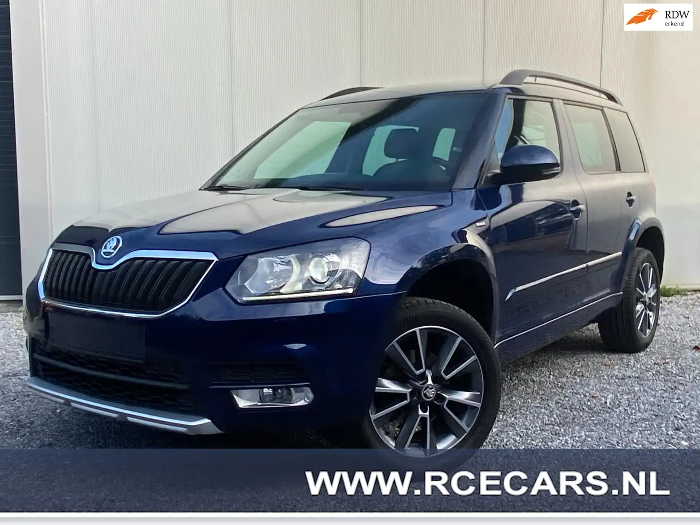 Skoda Yeti 1.4 TSI Drive | DSG Automaat | Navi|Carplay|Clima| Blauw - 1