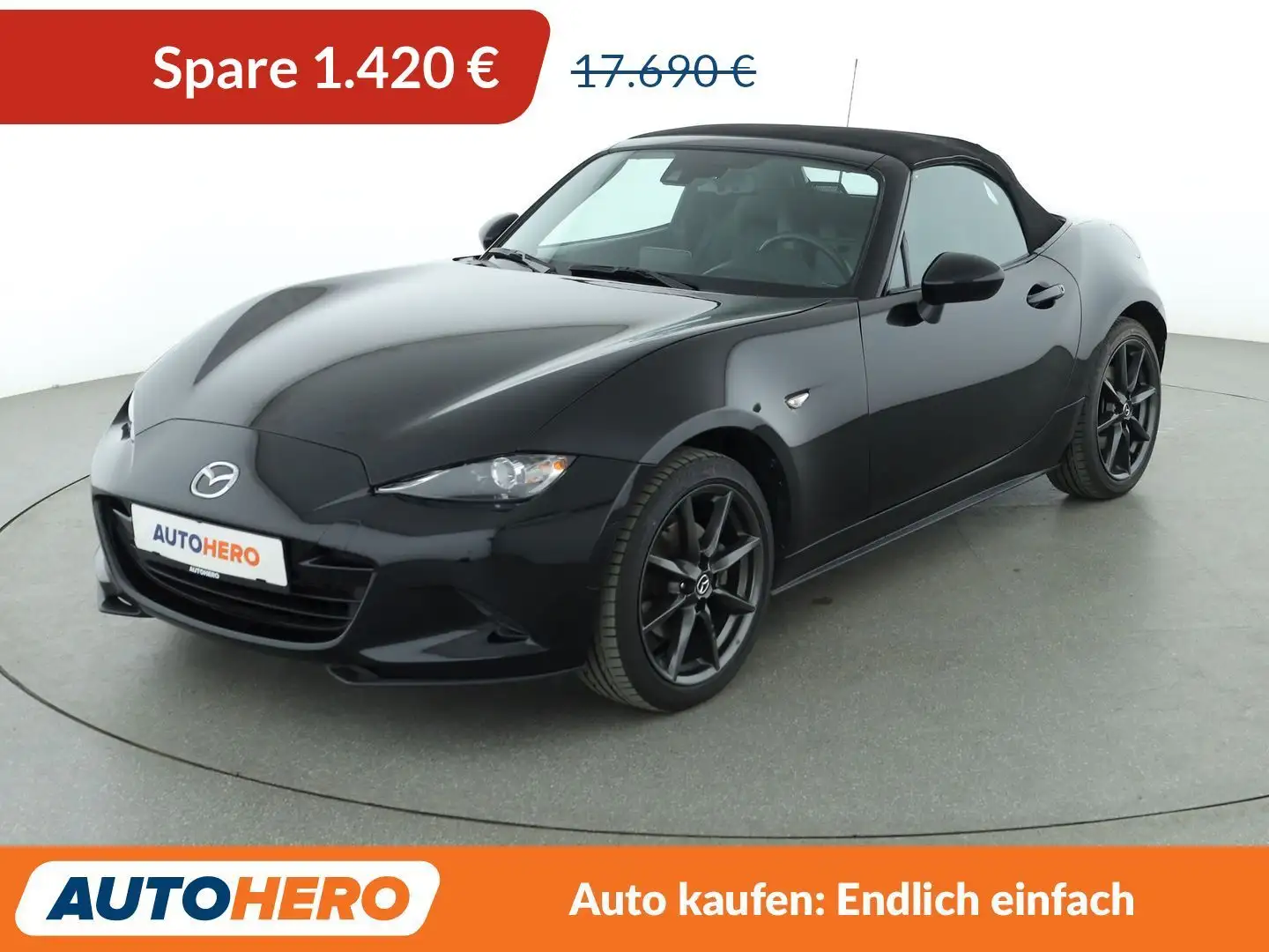 Mazda MX-5 2.0 Exclusive-Line *NAVI*LED*TEMPO*PDC*SHZ*ALU* Negru - 1