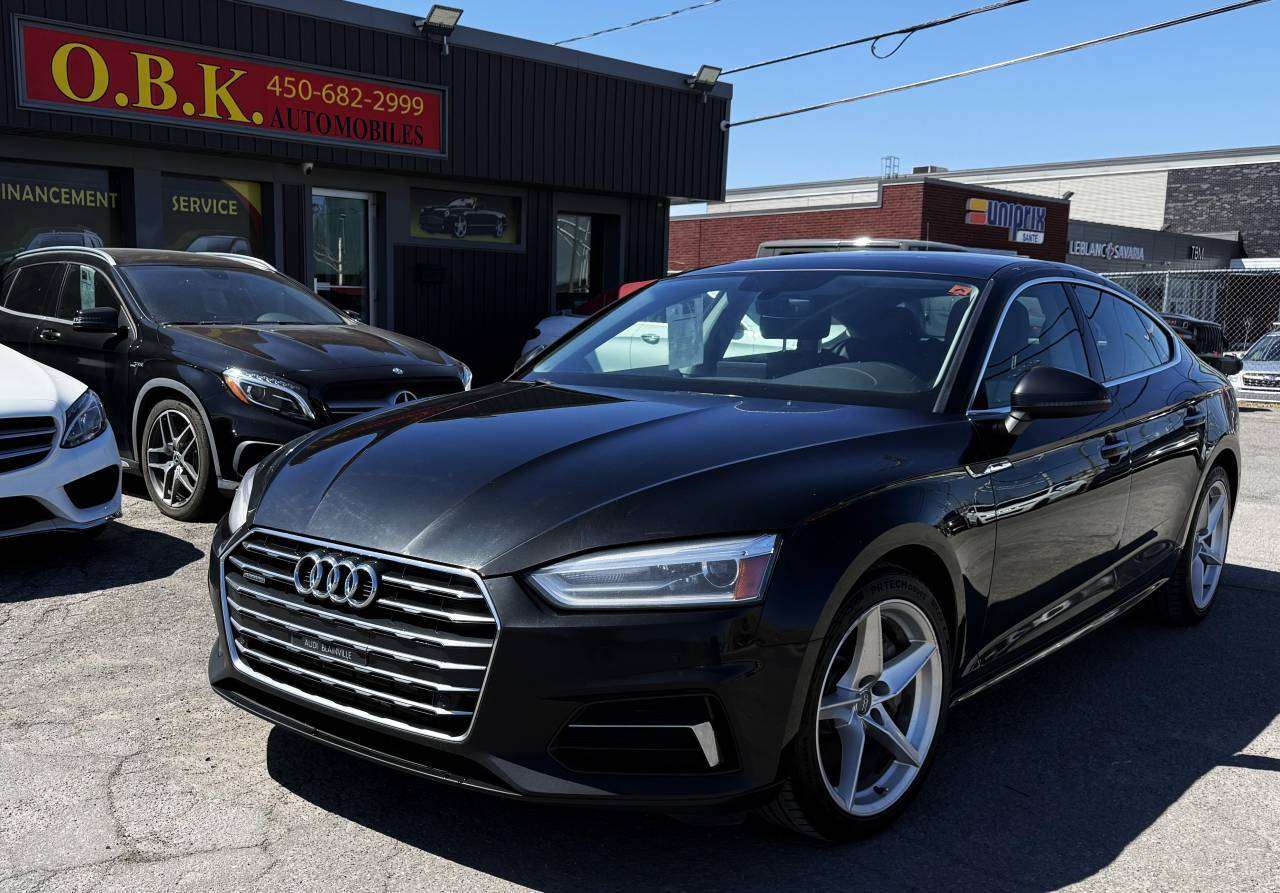 2018 Audi A5 KOMFORT -AUCUN ACCIDENT-VOLANT CHAUFFANT-TOIT OUVR