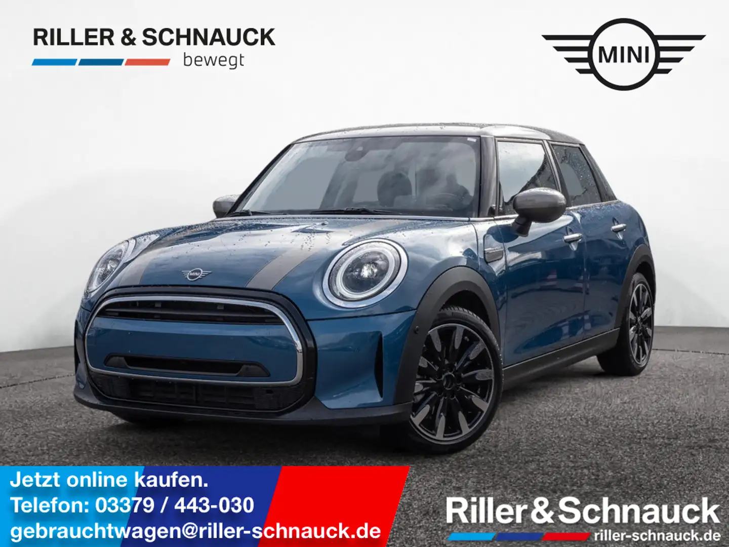 MINI Cooper C lassic Trim KAMERA NAVI HUD LED PANO Albastru - 1