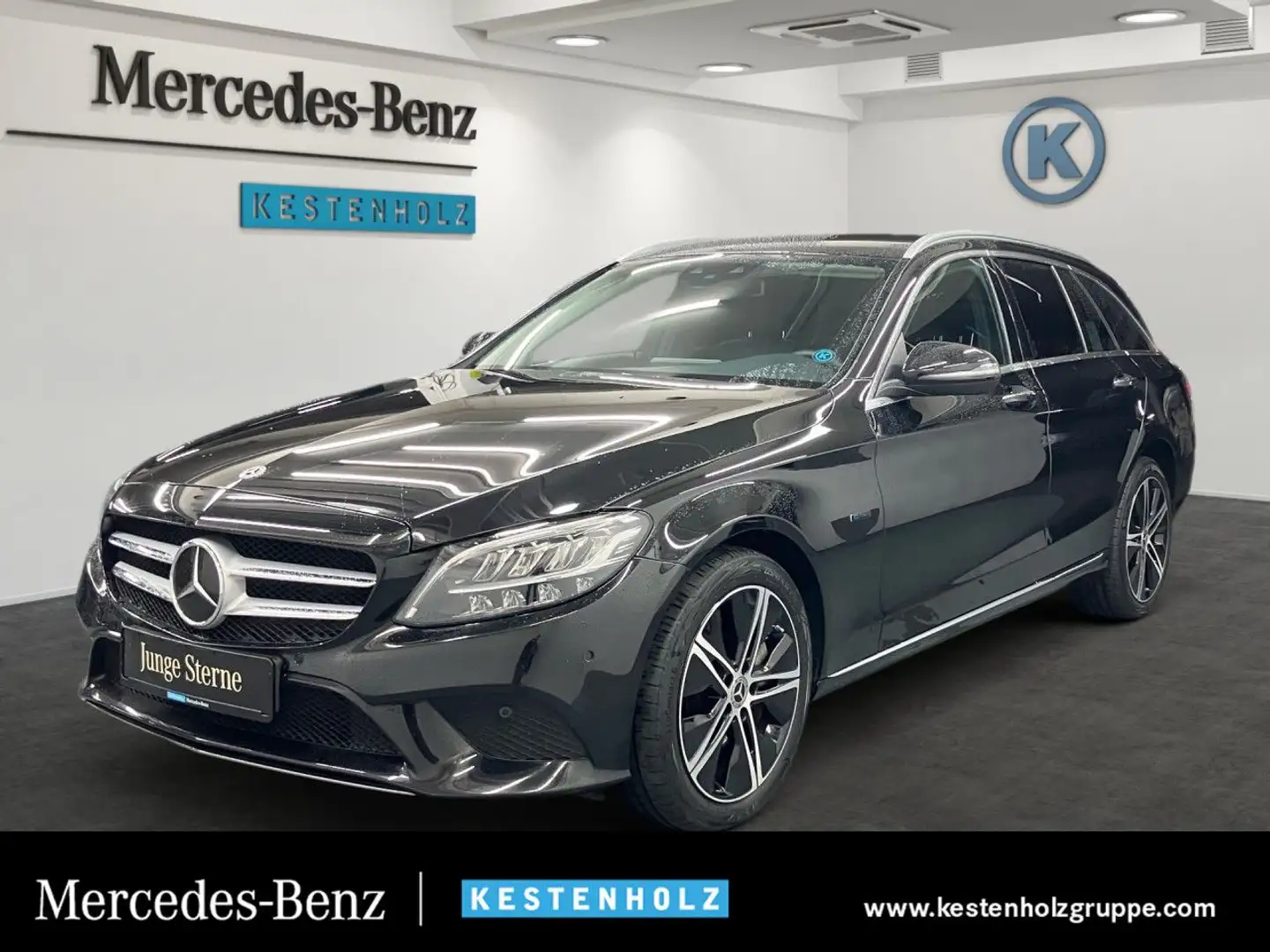 Mercedes-Benz C 300 de T-Modell AVANTGARDE+AHK+PARK+DISTR Schwarz - 1