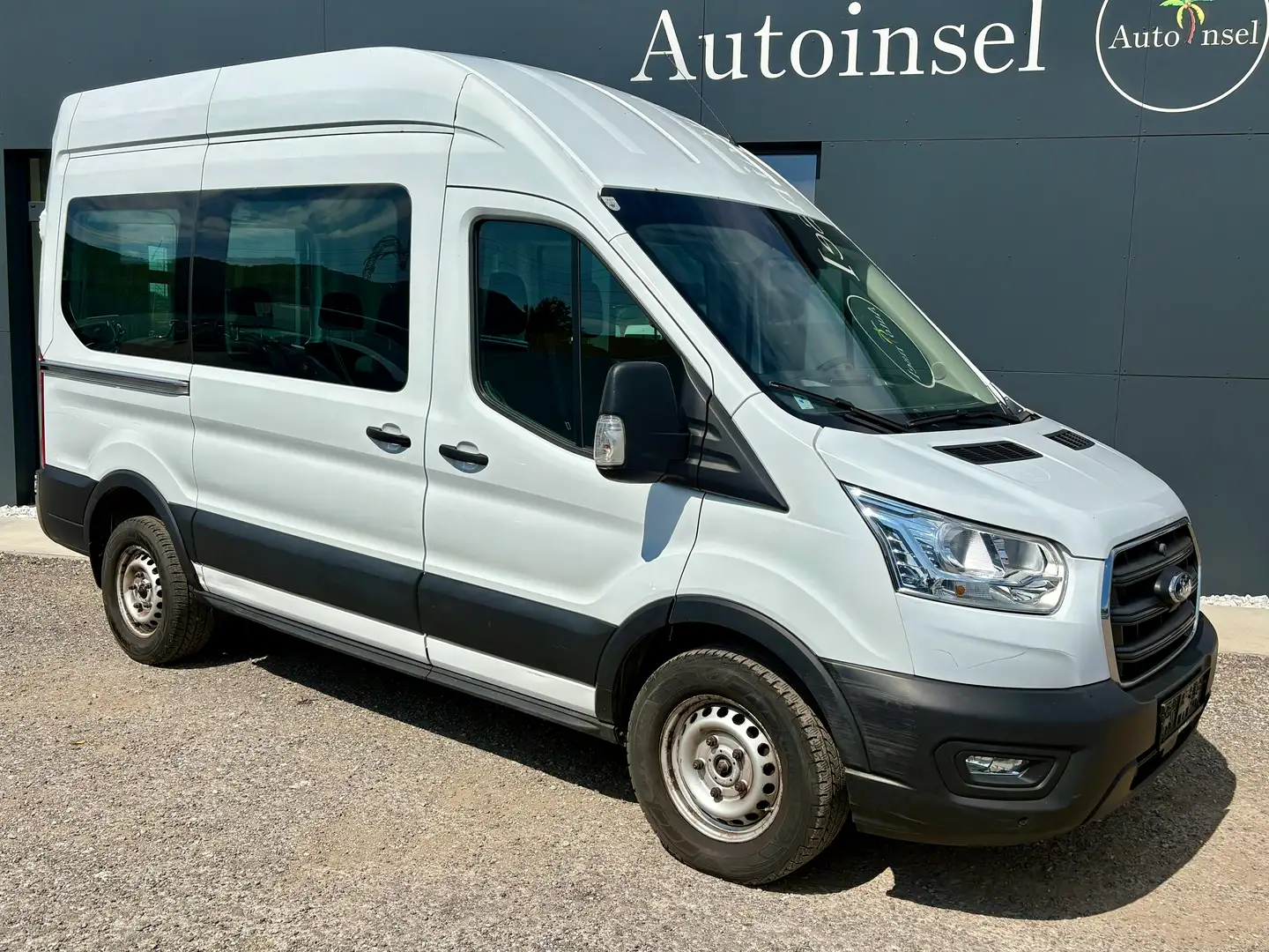 Ford Transit 330 L2 9 Sitze-AHK-PDC-1.Besitz Weiß - 2