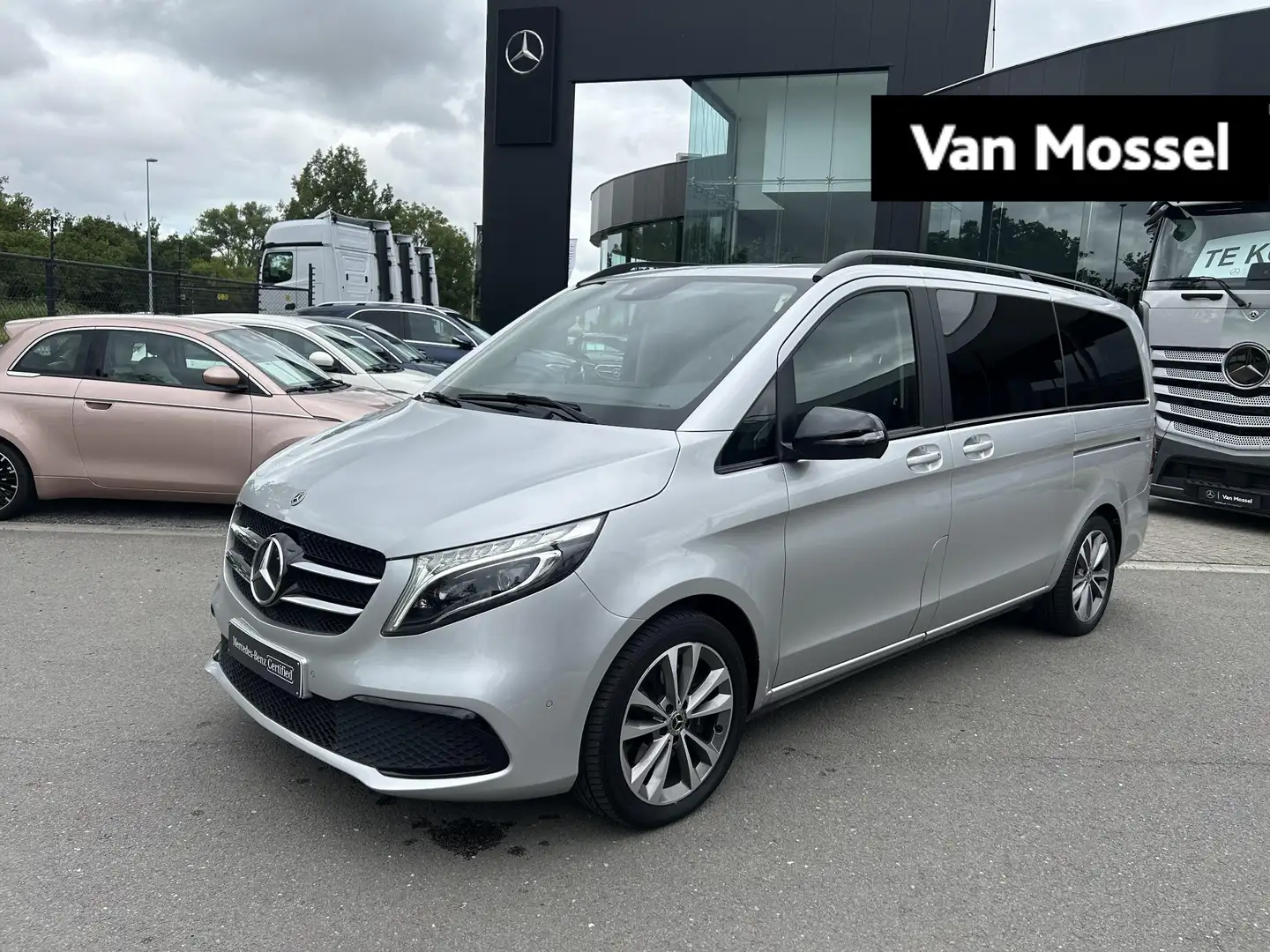 Mercedes-Benz V 220 220D L2 AVANTGARDE NAVI+TREKHAAK+CAMERA+PARKEERPAK Zilver - 1