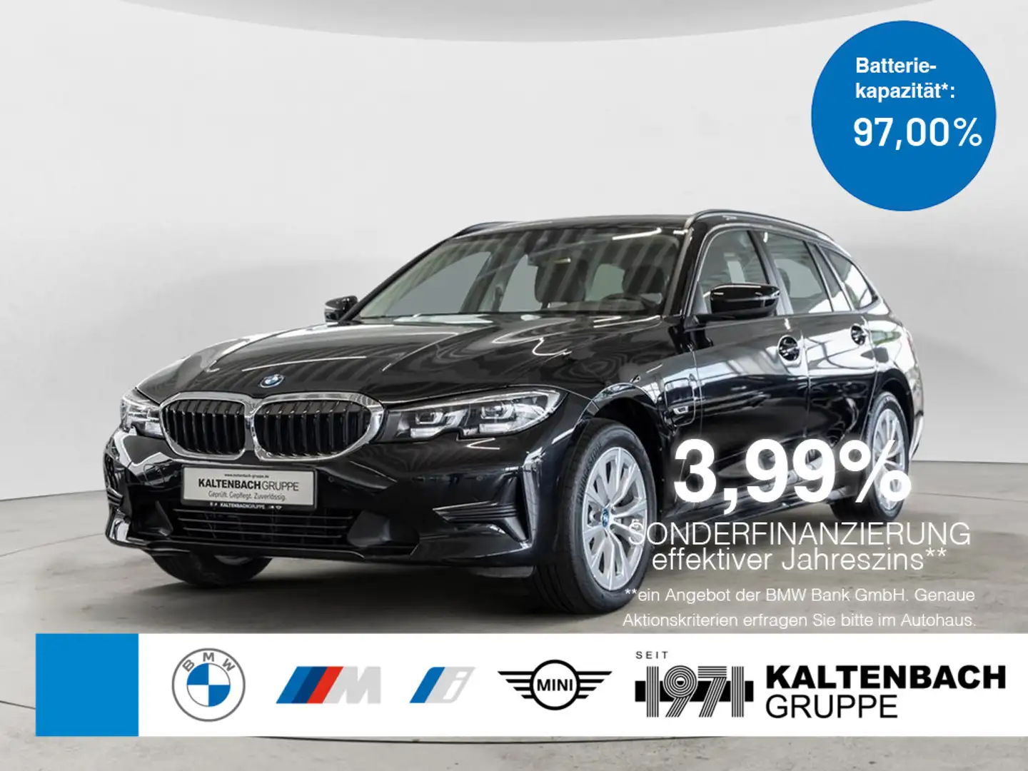 BMW 320 e Touring Advantage LED W-LAN NAVI SHZ PDC Negro - 1