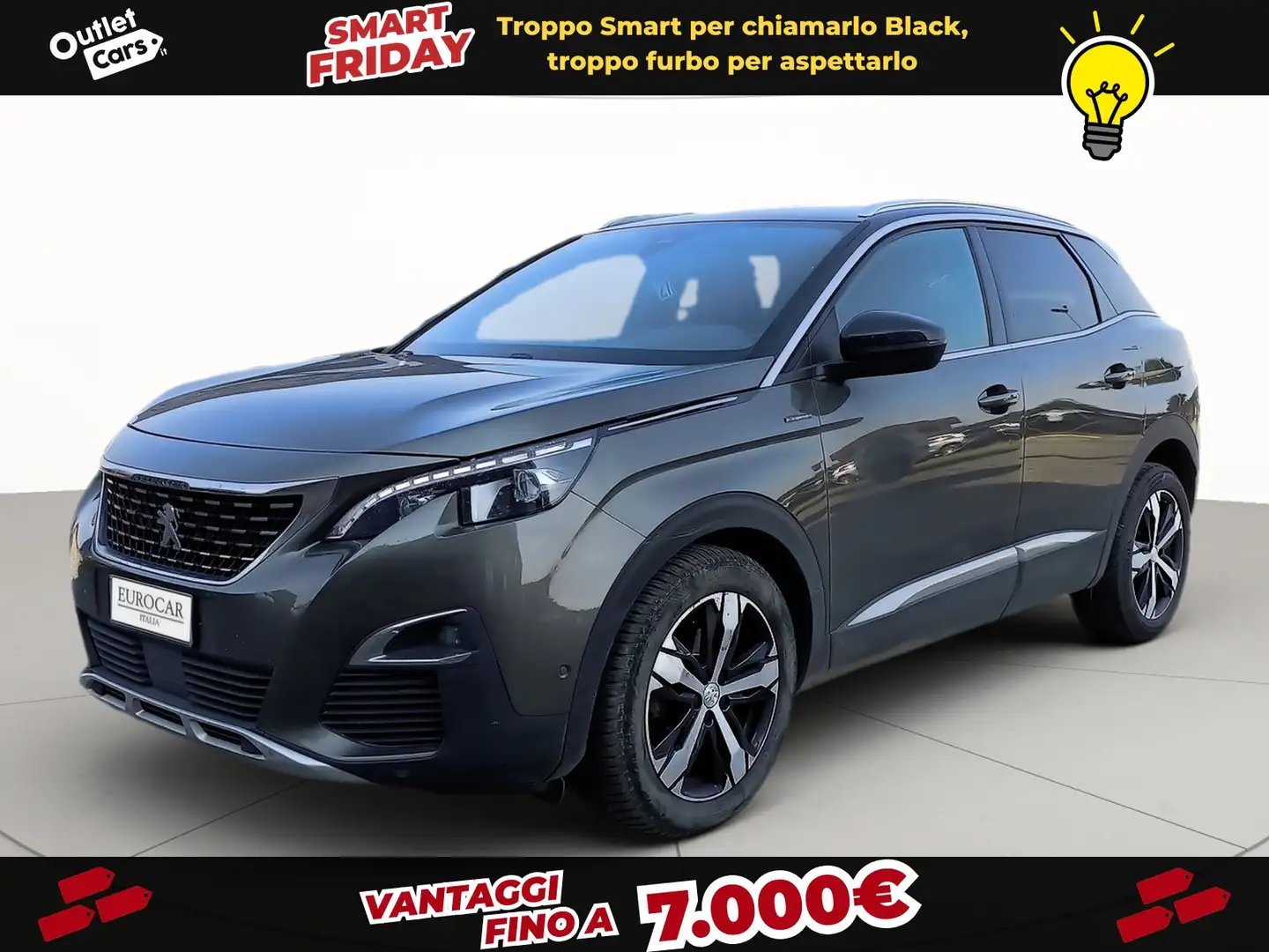 Peugeot 3008 1.2 puretech t gt line s&s 130cv my18 Vert - 1