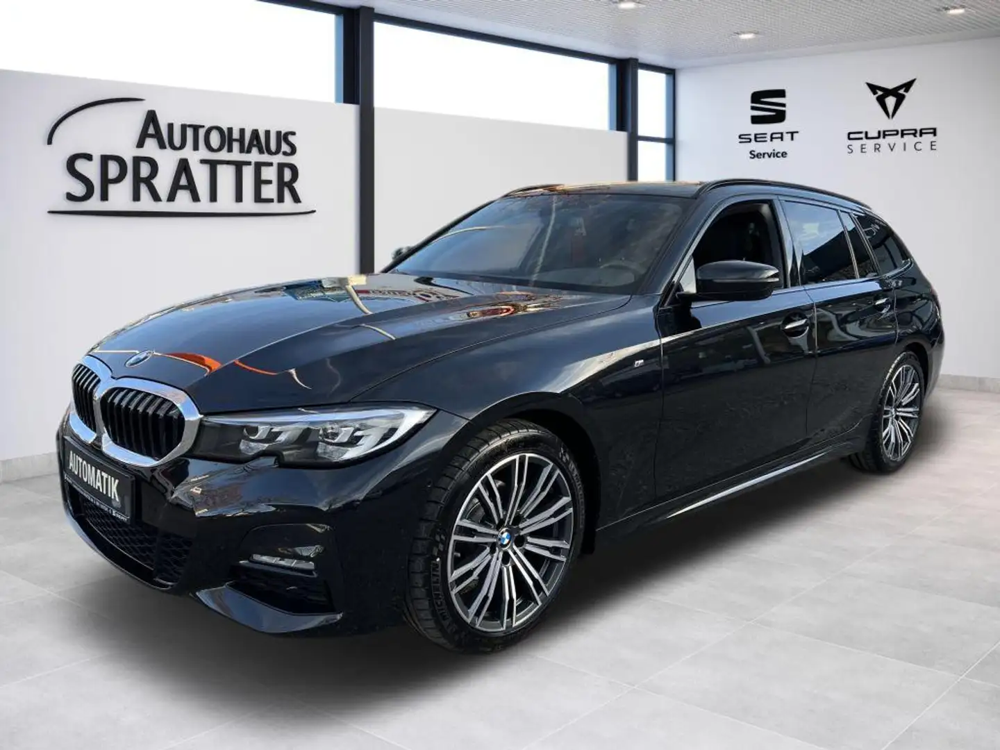 BMW 318 d Touring Aut. M Sport LCProf HiFi SHZ Alarm Schwarz - 1