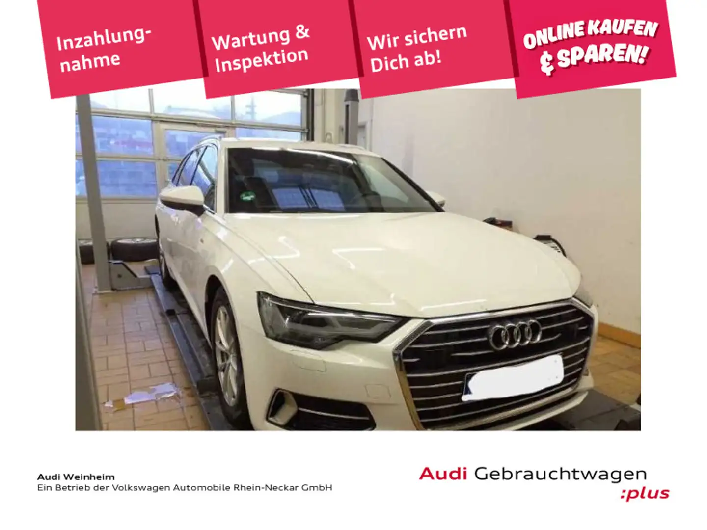 Audi A6 40 TDI S-tronic S-Line B&O LED DAB uvm Blanc - 1