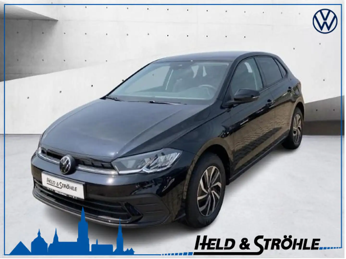 Volkswagen Polo Life 1.0 LED GRA SiHZ ALU15 Licht&Sicht Schwarz - 1