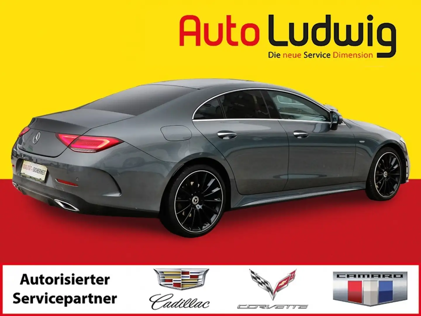 Mercedes-Benz CLS 350 d 4Matic Aut. AMG-LINE*NAVI*LEDER*PANO*PARKTRONIC* Grijs - 2