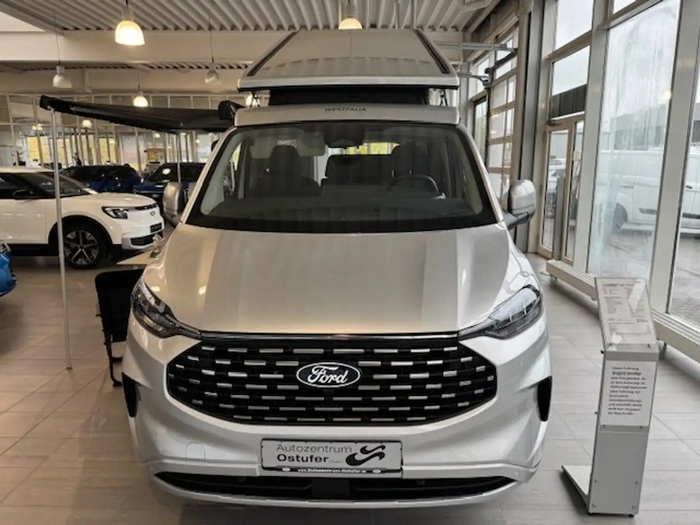 Ford Transit Custom 320 L1 Nugget Titanium Aufstelldach , 0,99% Finan Silber - 2