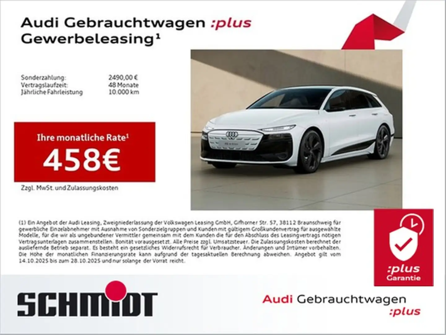 Audi A6 e-tron Avant S line LM21 Pano AHK Luft B&O HuD Weiß - 1