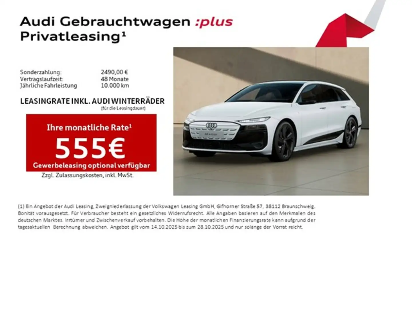 Audi A6 e-tron Avant S line LM21 Pano AHK Luft B&O HuD Weiß - 2