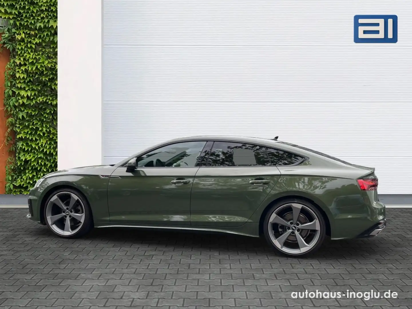 Audi A5 35 TFSI S line Navi+LED+SHZ+AHK+R-Kam+VC+DAB+ Grün - 2