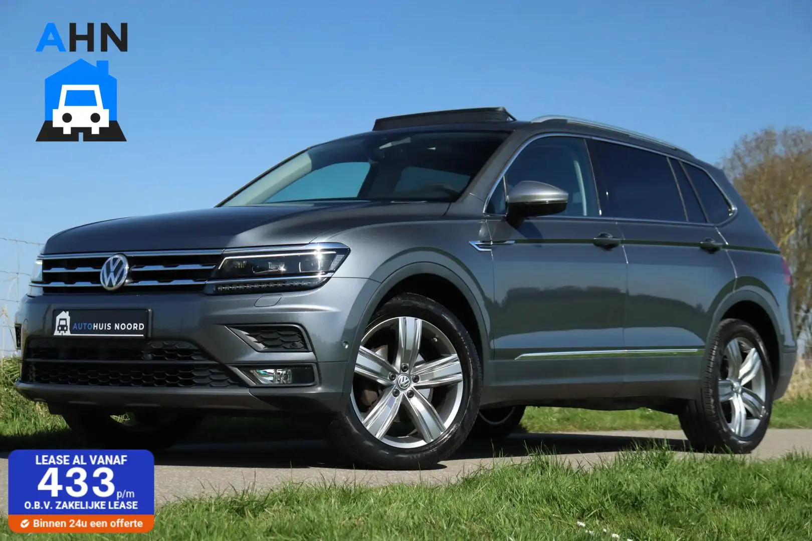 Volkswagen Tiguan Allspace 1.4 TSI / 7 Persoons / LED / 150PK / Pano / Virtua Grau - 1