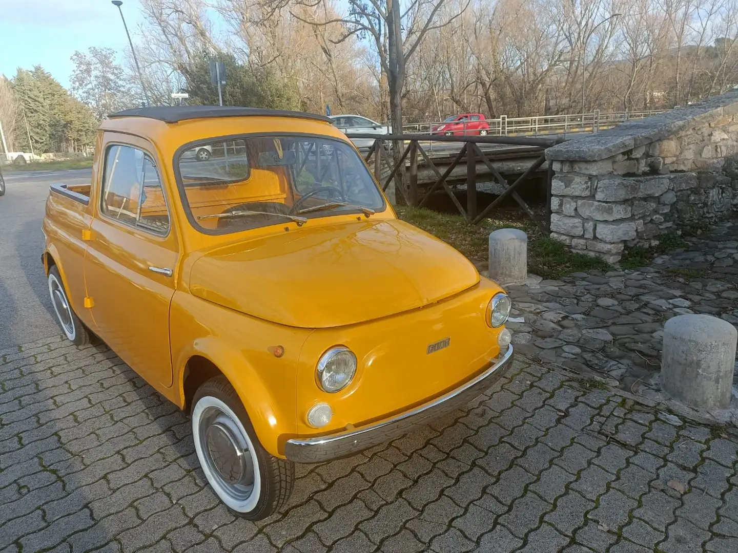 Fiat 500 500 Giardiniera Pickup Giallo - 1