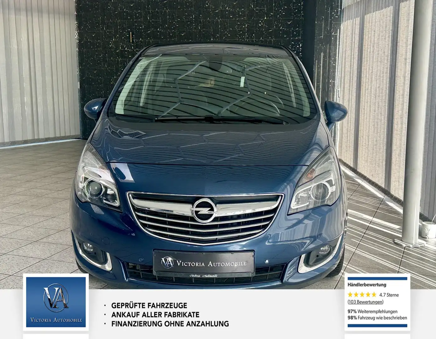 Opel Meriva B Innovation Bleu - 2
