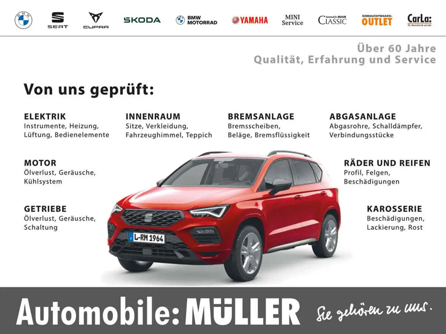 SEAT Ateca Xcellence 4Drive 2.0 TDI 140 kW*Anhängerkupplung*S Grau - 2