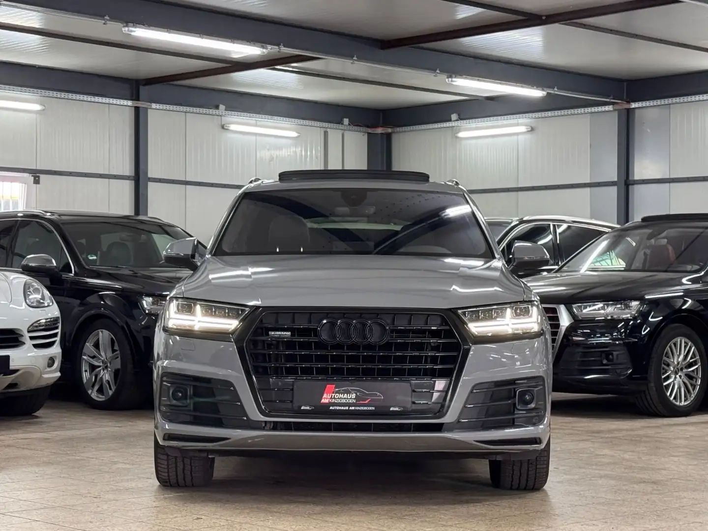 Audi Q7 S LINE-7SITZ-PANO-MTRX-STH-VIR-ACC-BOSE-AHK Argent - 2