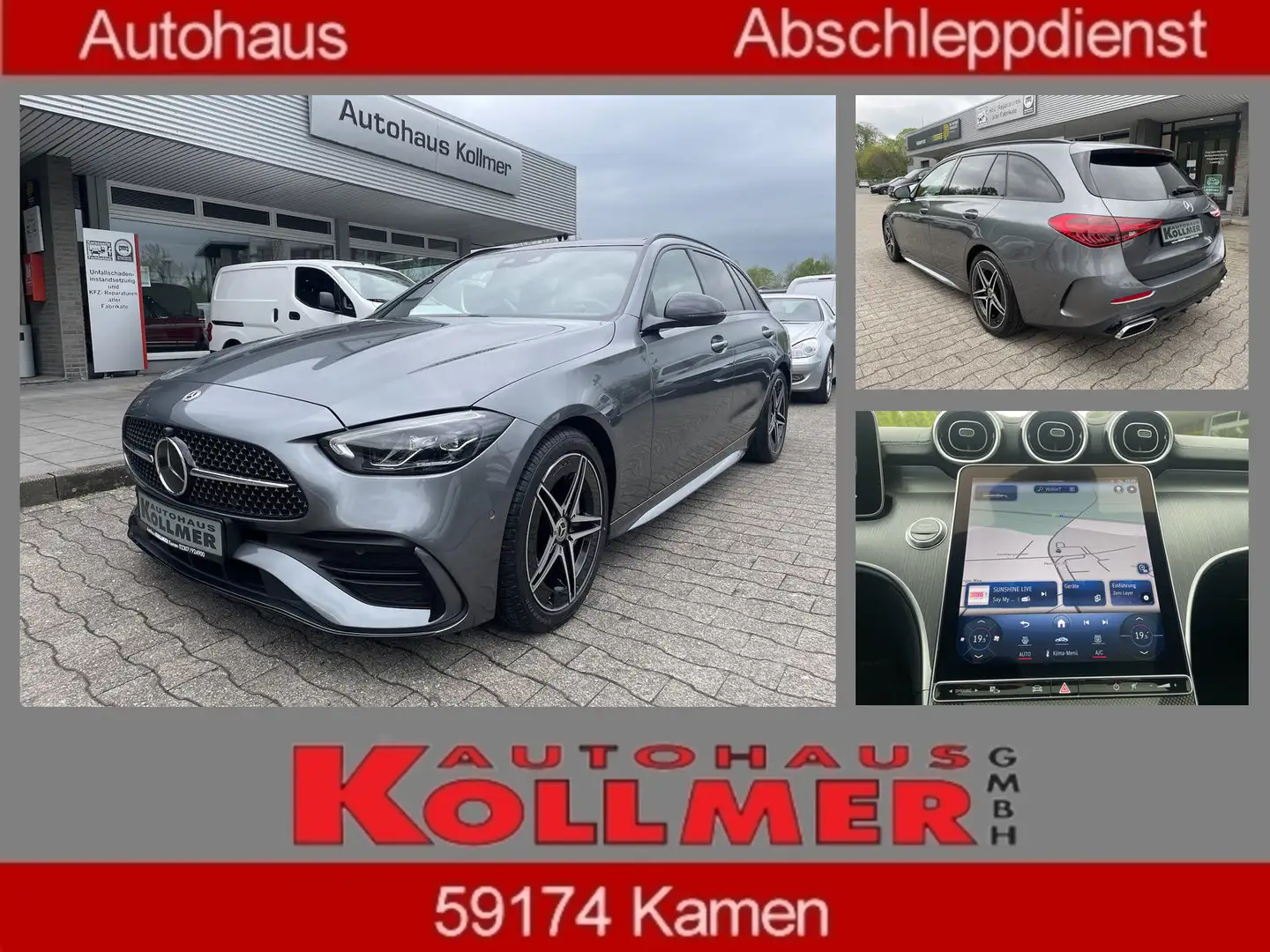 Mercedes-Benz C 300 d T AMG Line*Pano*RFK*Night*MBUX*DRT+Q Grau - 1