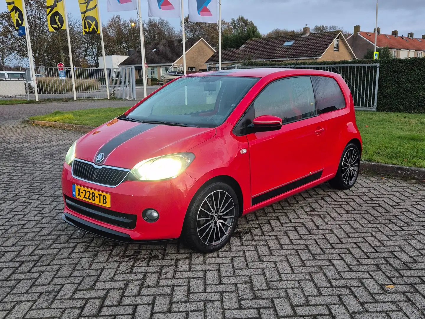 Skoda Citigo Citigo 1.0 Sport Rood - 2