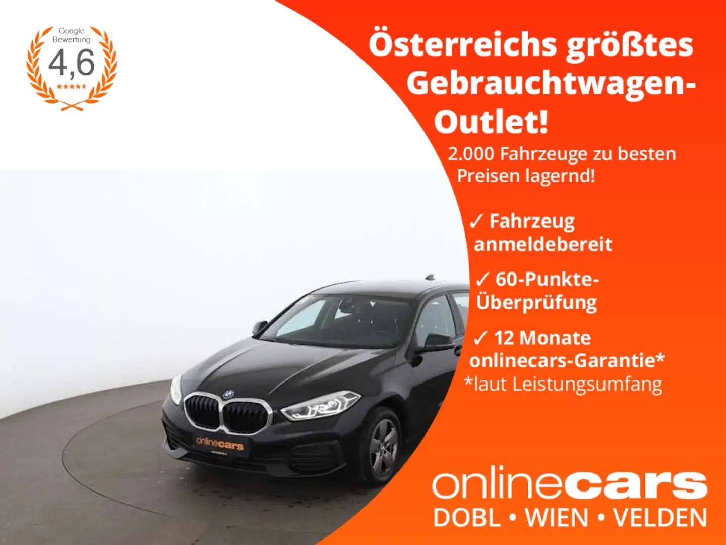 BMW 116 d Advantage LED NAVI LANE-ASSIST TEMPOMAT PDC Nero - 1