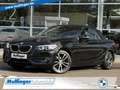 BMW 218 d Cabrio Sport Leder Navi KomfZug.Lordose PA Schwarz - thumbnail 1