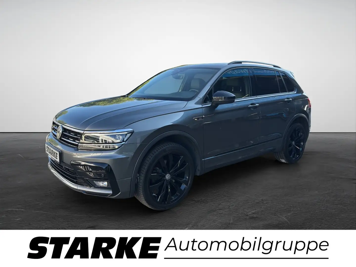 Volkswagen Tiguan 2.0 TDI DSG 4M R-Line Black Style Gris - 2
