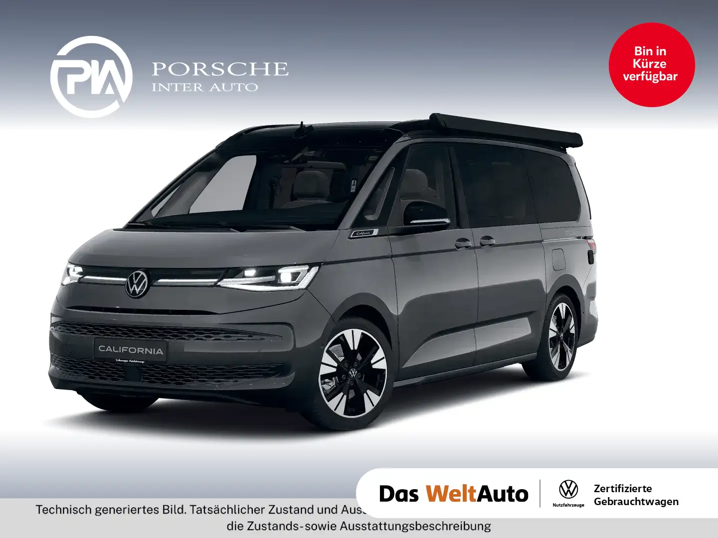 Volkswagen T7 California VW T7 California Ocean eHybrid 180 kW 4M Grau - 1