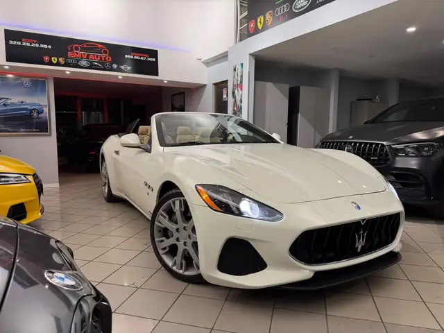 2015 Maserati Grancabrio in White for sale
