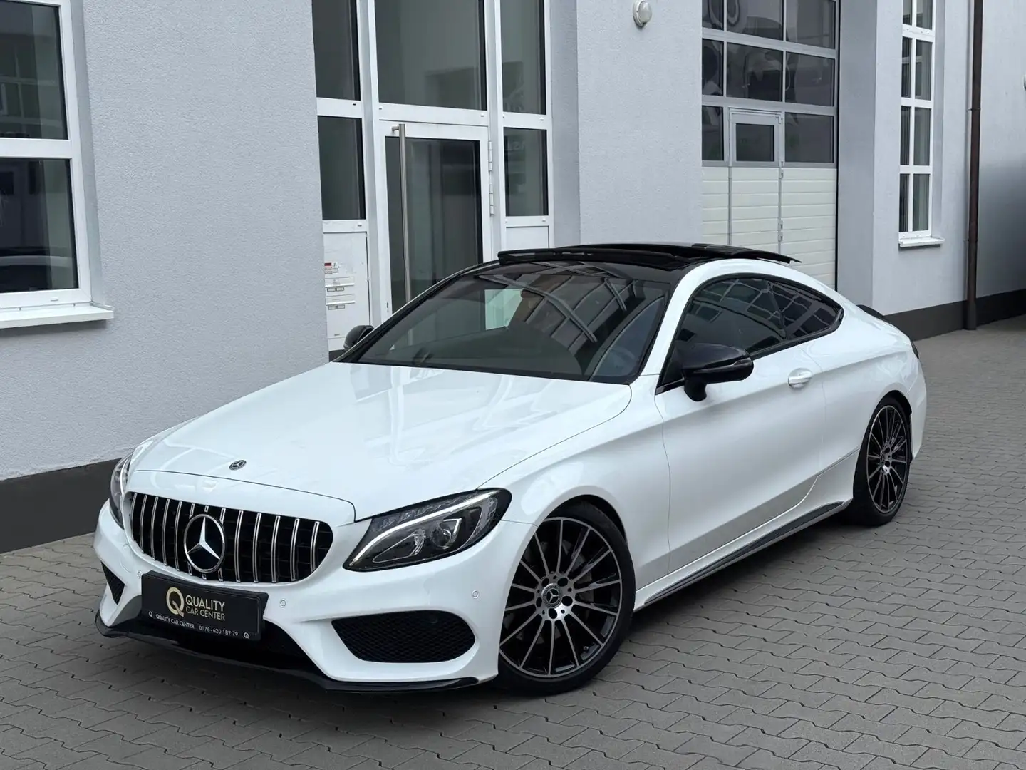 Mercedes-Benz C 250 9G Coupe AMG NIGHT CARPLAY*PANO*KAME*SOUND Blanco - 2