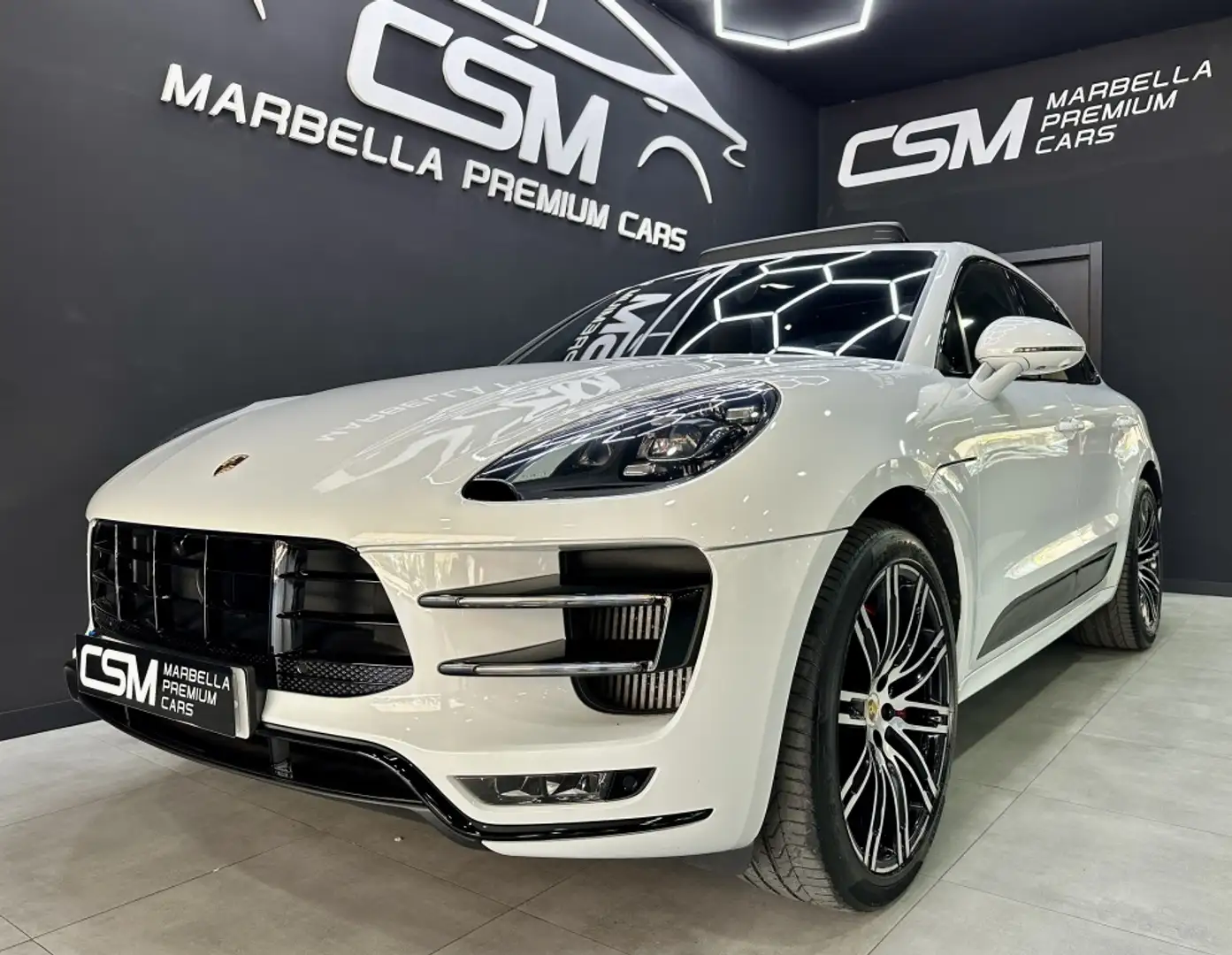 Porsche Macan Turbo Performance Package Aut. Blanc - 1