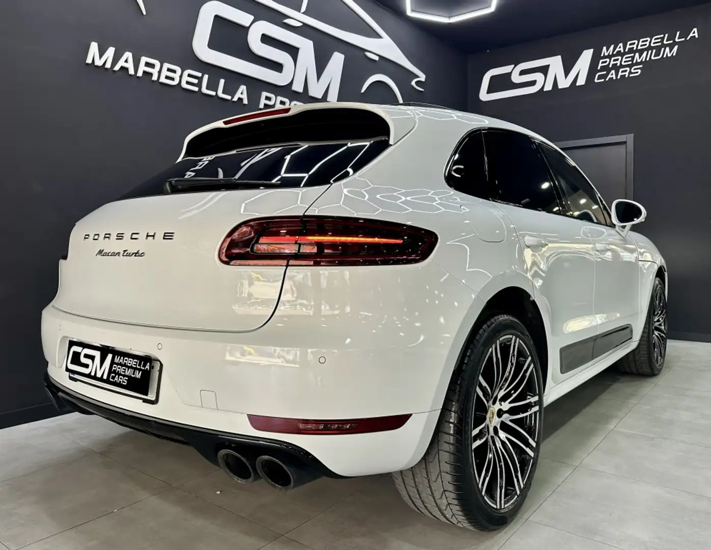 Porsche Macan Turbo Performance Package Aut. Blanc - 2