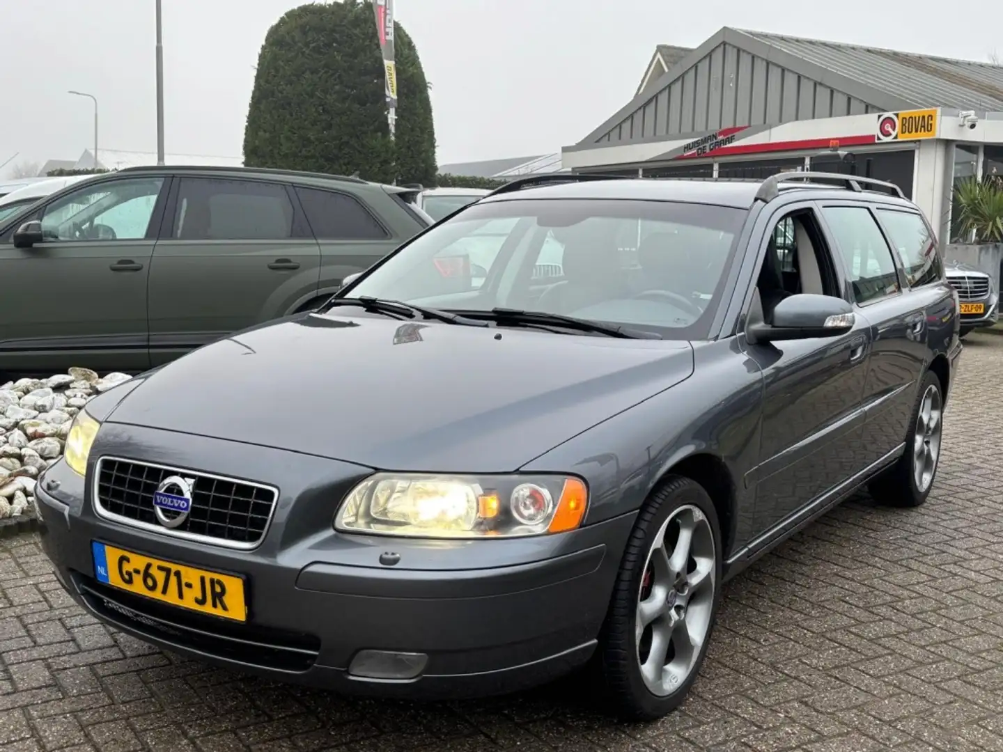 Volvo V70 2.4 CNG Edition 2006 R-lIne Velgen Trekhaak Gris - 1
