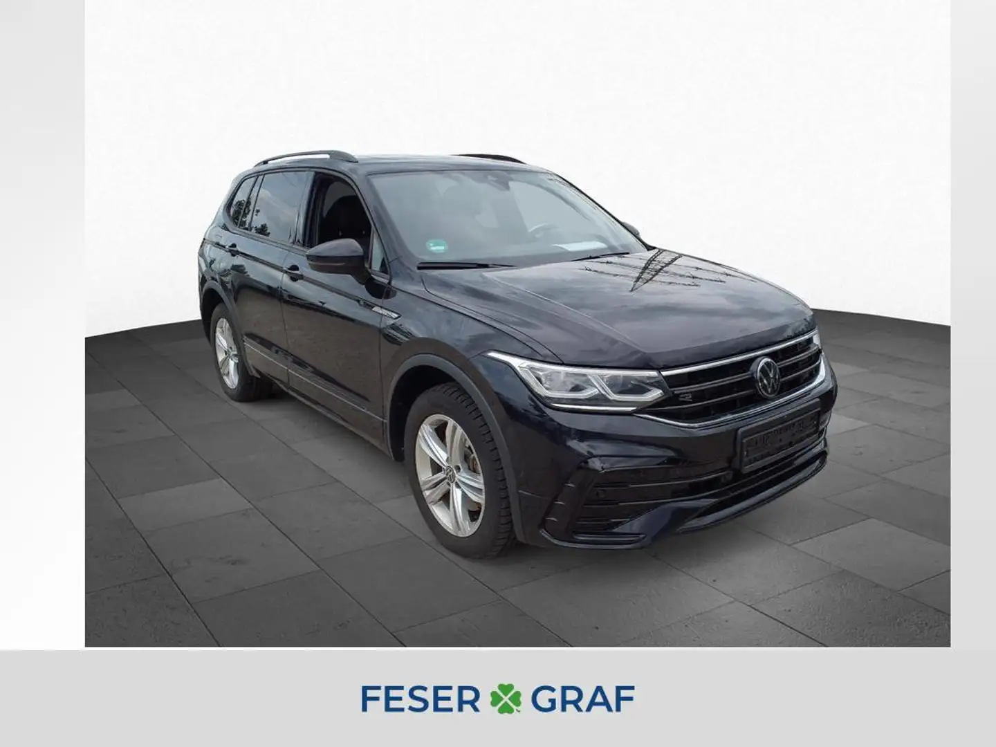 Volkswagen Tiguan Allspace 2.0 TDI R-LINE DSG PANO NAVI MATRIX ACC Schwarz - 1