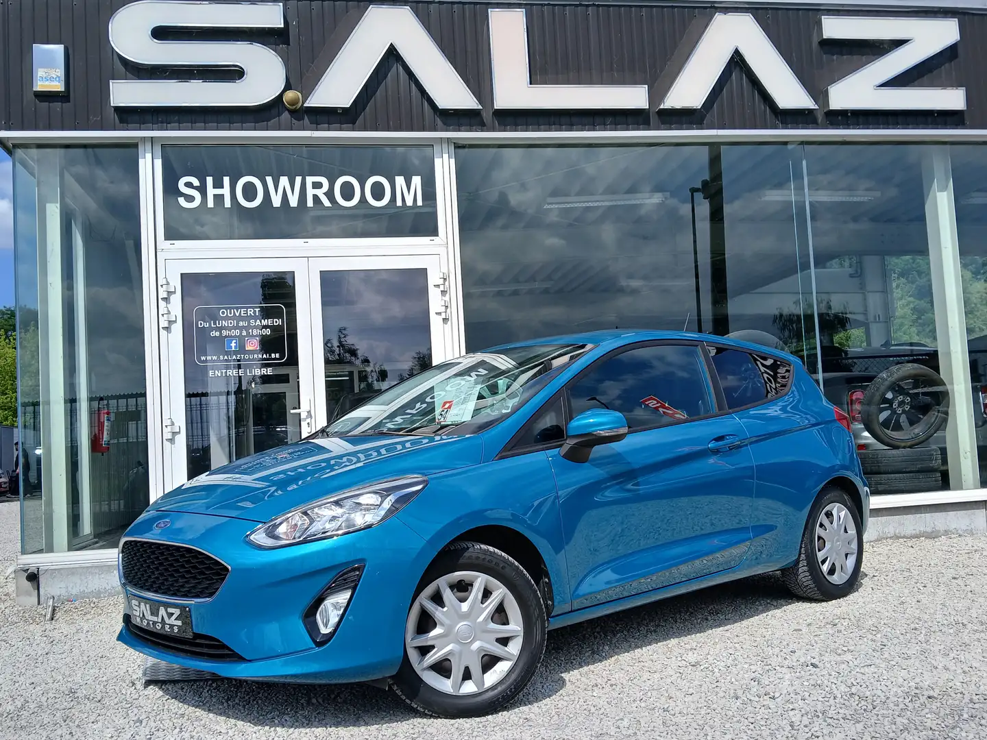 Ford Fiesta 1.0 EcoBoost Trend S/S/PRET A IMMATRICULE/GARANTIE Blauw - 1