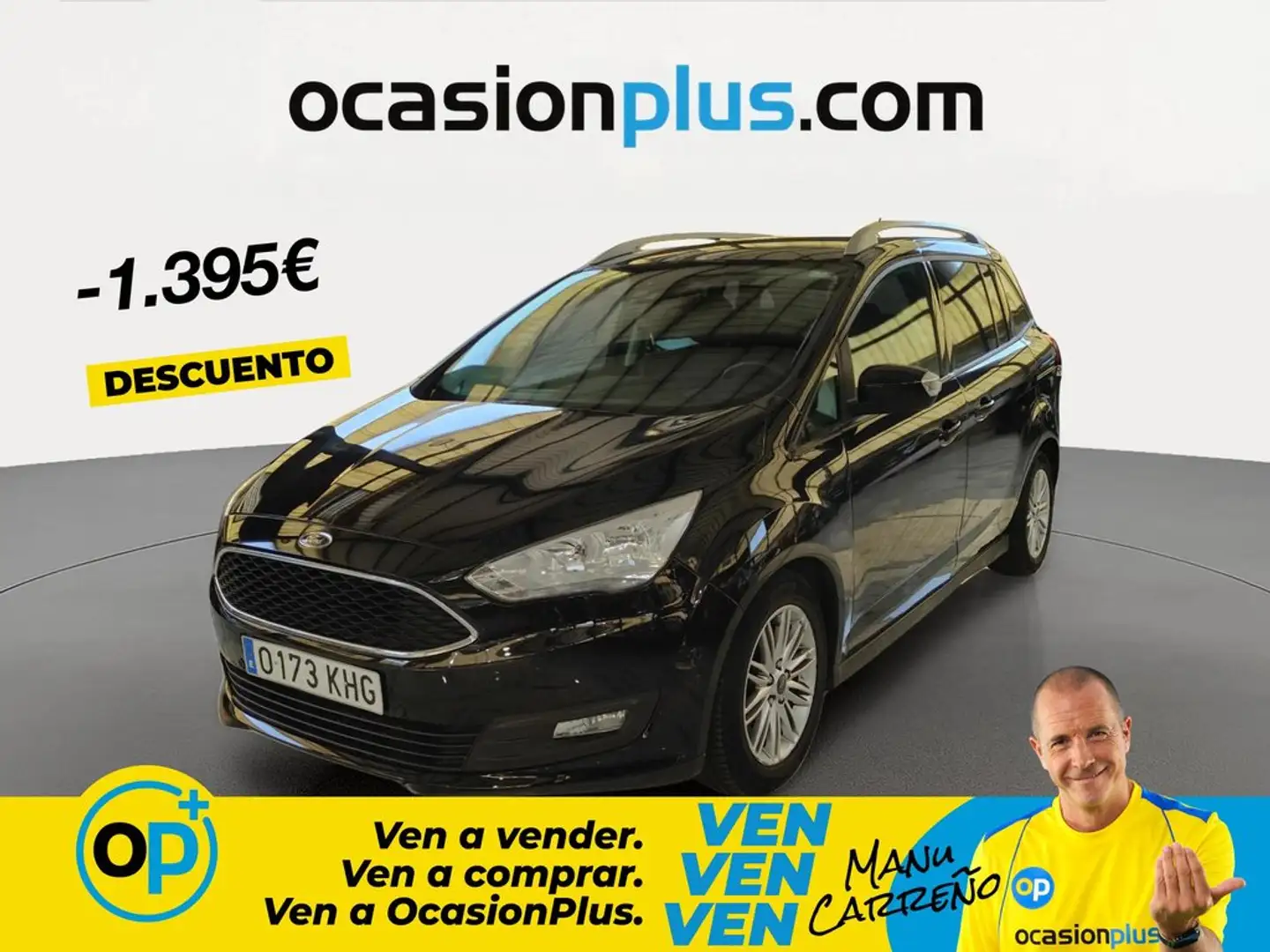 Ford Grand C-Max 1.0 EcoB. Auto-S&S Trend+ 125 Negro - 1