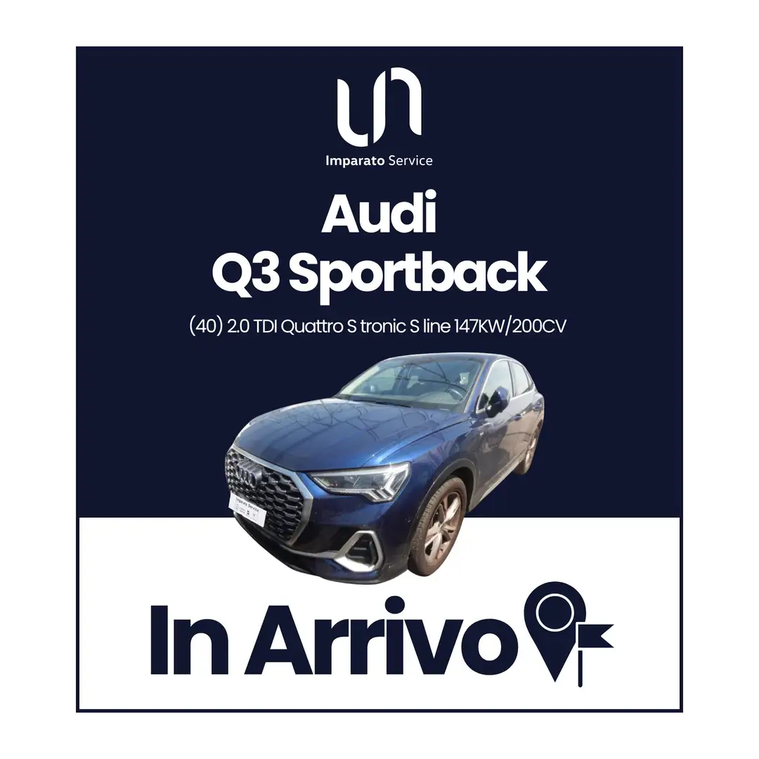 Audi Q3 Sportback 40 S line edition quattro 200cv s-tronic Blu/Azzurro - 1