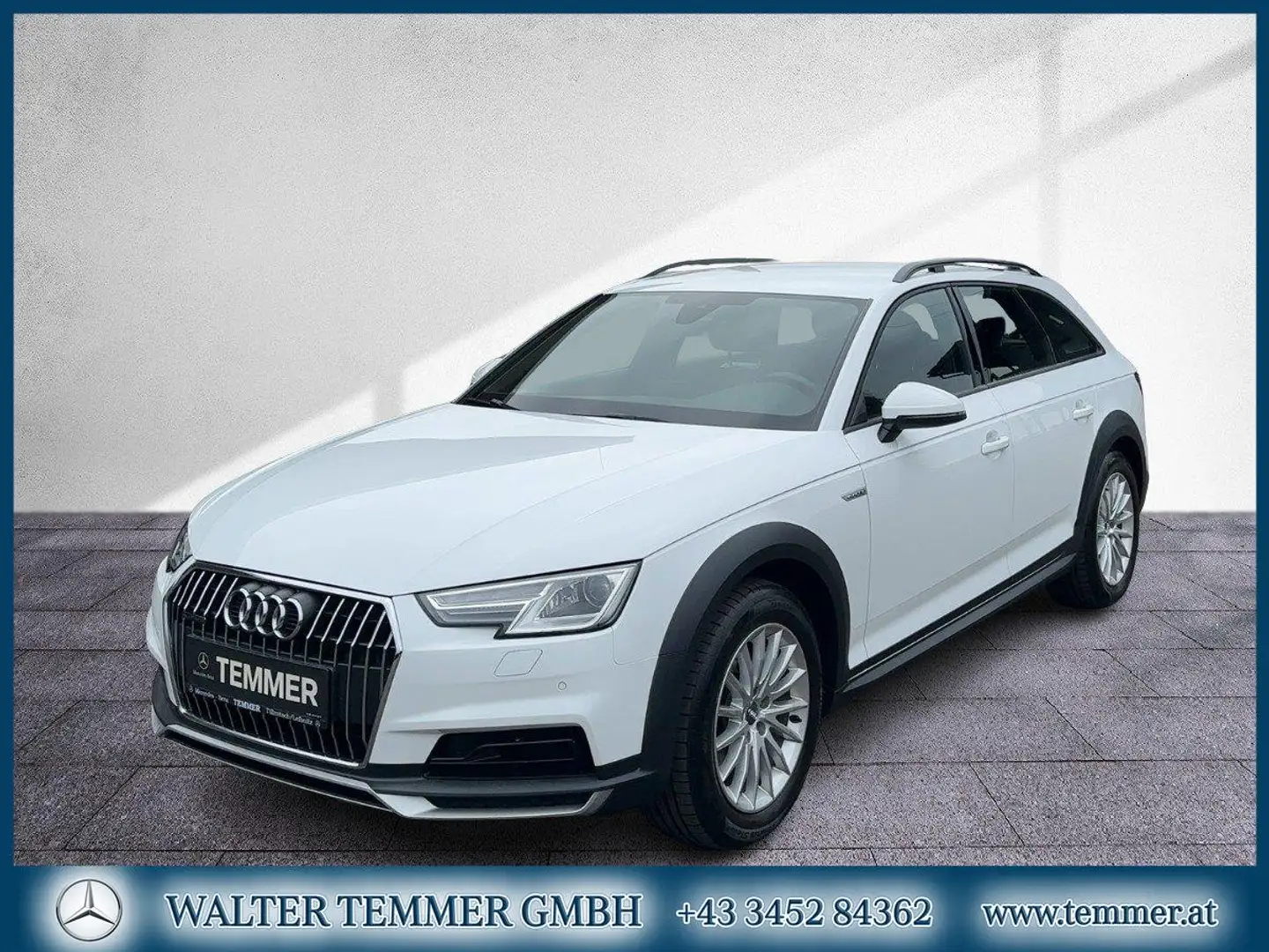 Audi A4 allroad quattro 2,0 TDI AHV SHZ Navi Tempomat Weiß - 1