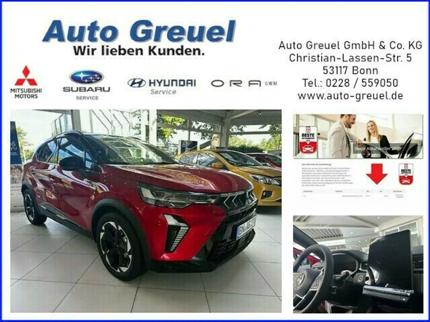 Mitsubishi ASX Intro Edition Rot - 1