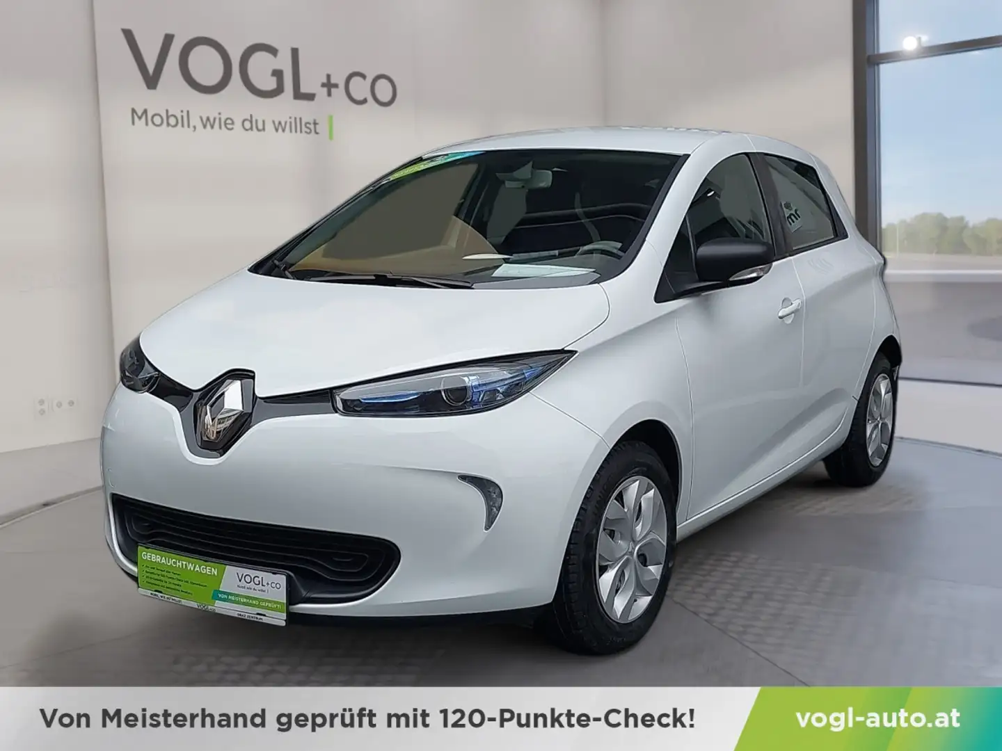 Renault ZOE R90 41 kWh Life (Batteriemiete) Blanc - 1