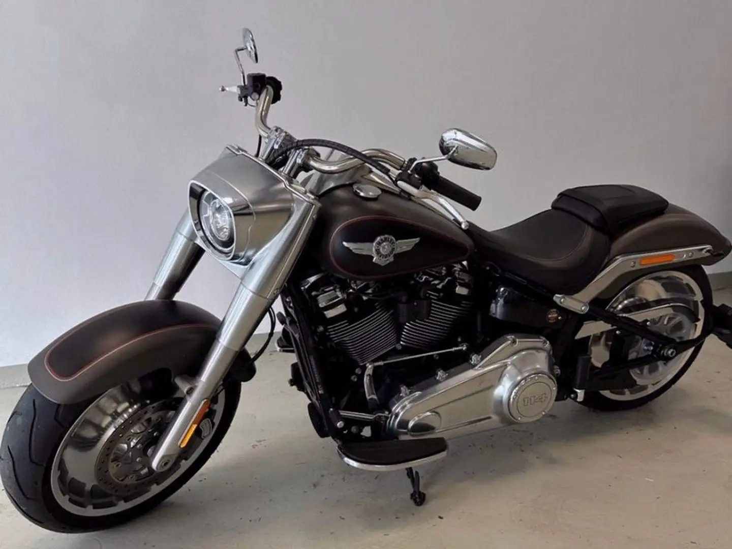 Harley-Davidson Fat Boy 114/KessTech Klappen./Seitlich. Kennz./5HD Negro - 2