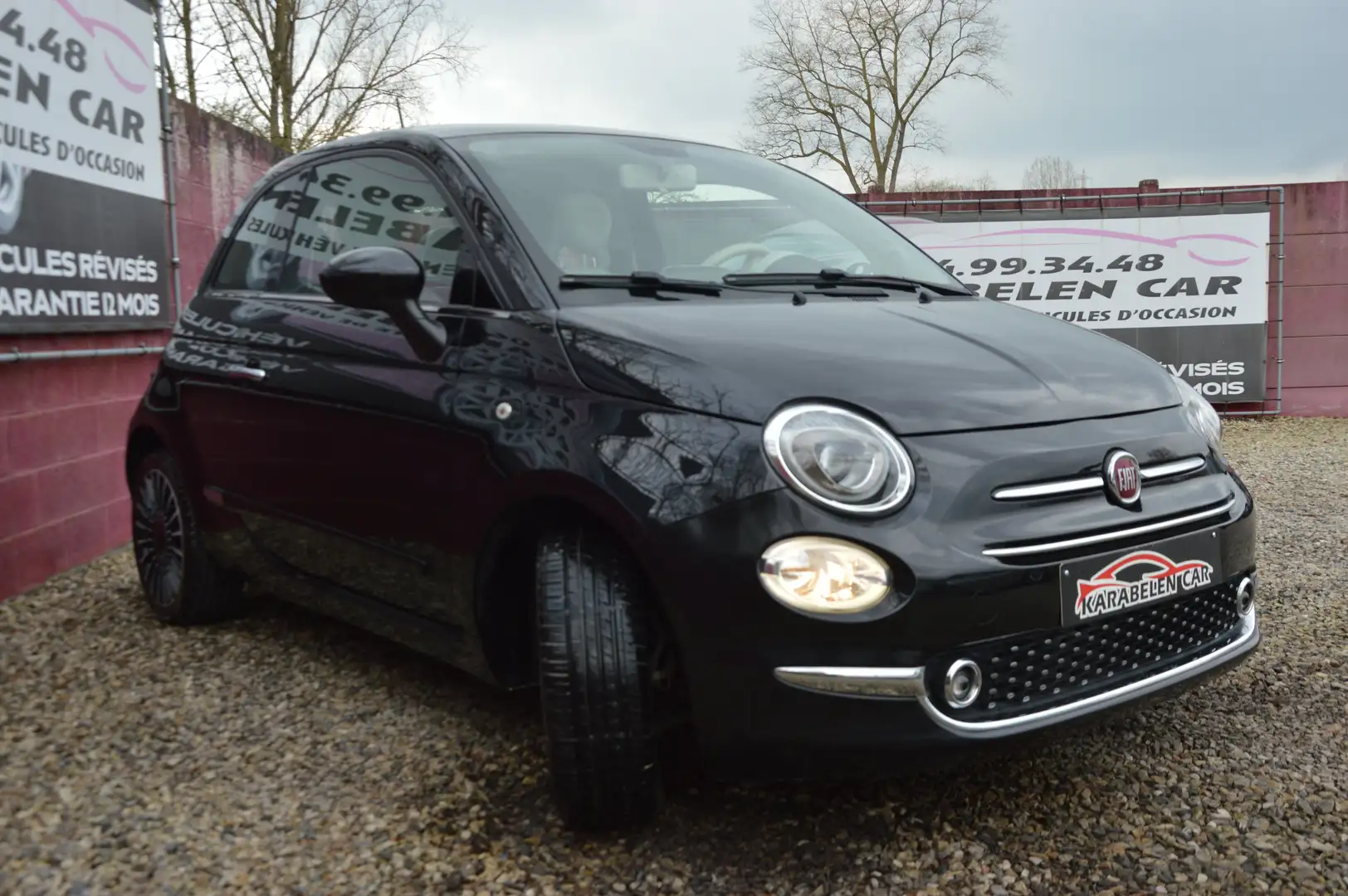 Fiat 500 1.2i La petite Robe noire PANO CLIM 96.643KM Noir - 2