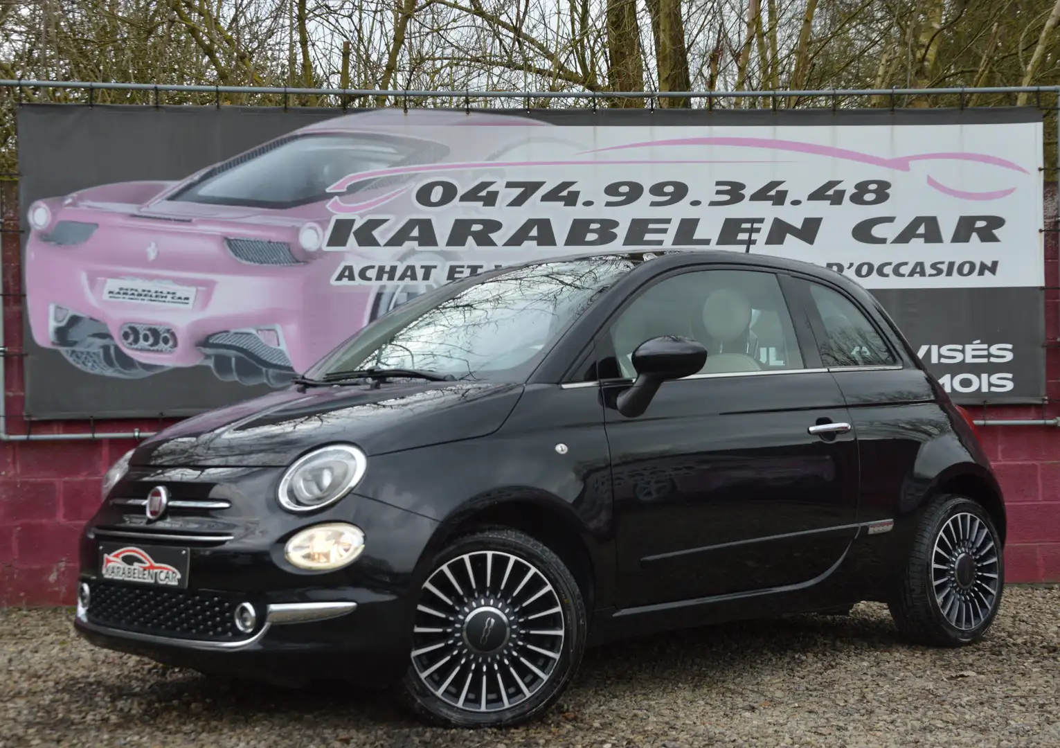 Fiat 500 1.2i La petite Robe noire PANO CLIM 96.643KM Noir - 1