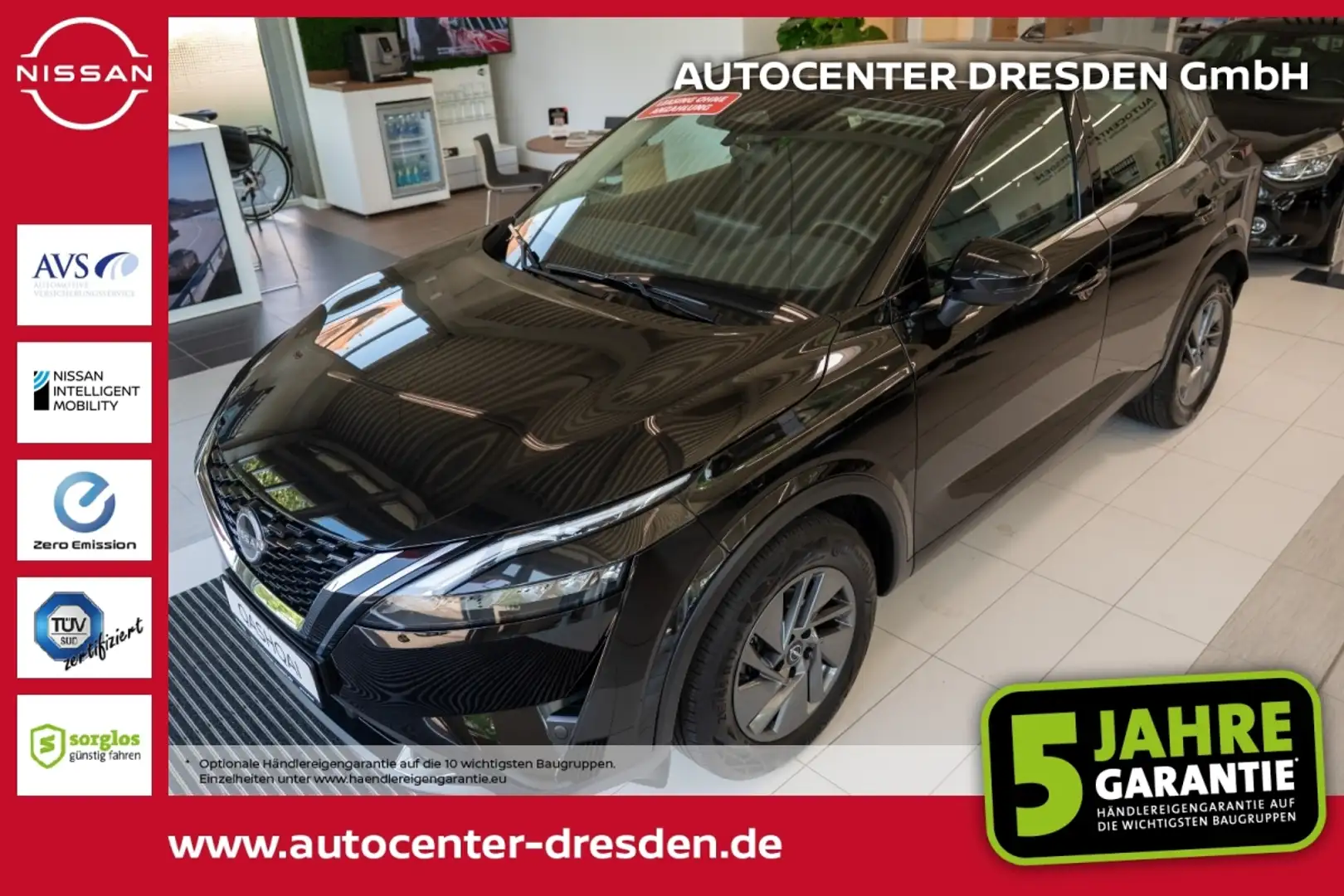 Nissan Qashqai 1.3DIG-T MHEV Acenta Navi Cam LM ZV Noir - 1
