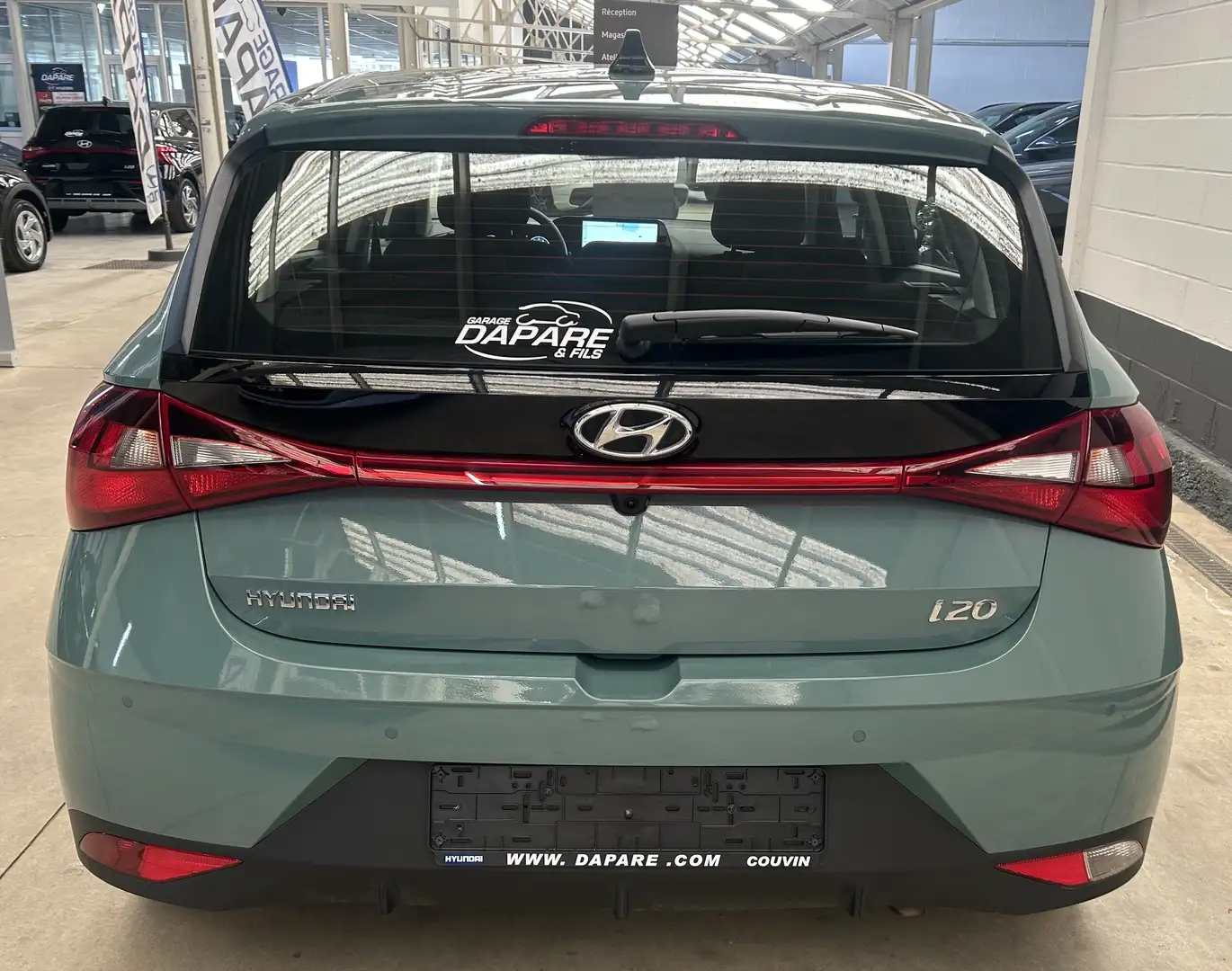 Hyundai i20 TECHNO 1.0 T-GDi 100CV - B.AUTO - Garantie 2028 Groen - 2
