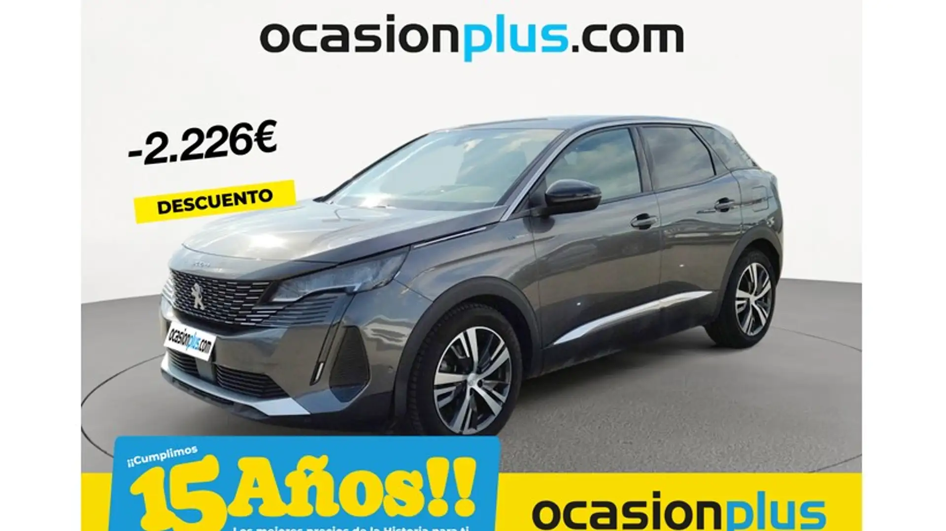 Peugeot 3008 1.6 THP Allure Aut. 155 Gris - 1