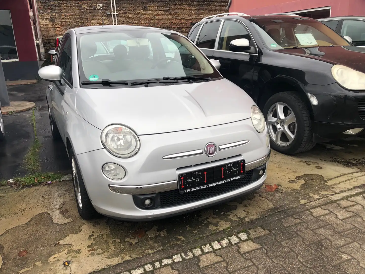 Fiat 500 1.2 * PDC,Klima,Panoramadach,Garantie* Srebrny - 1