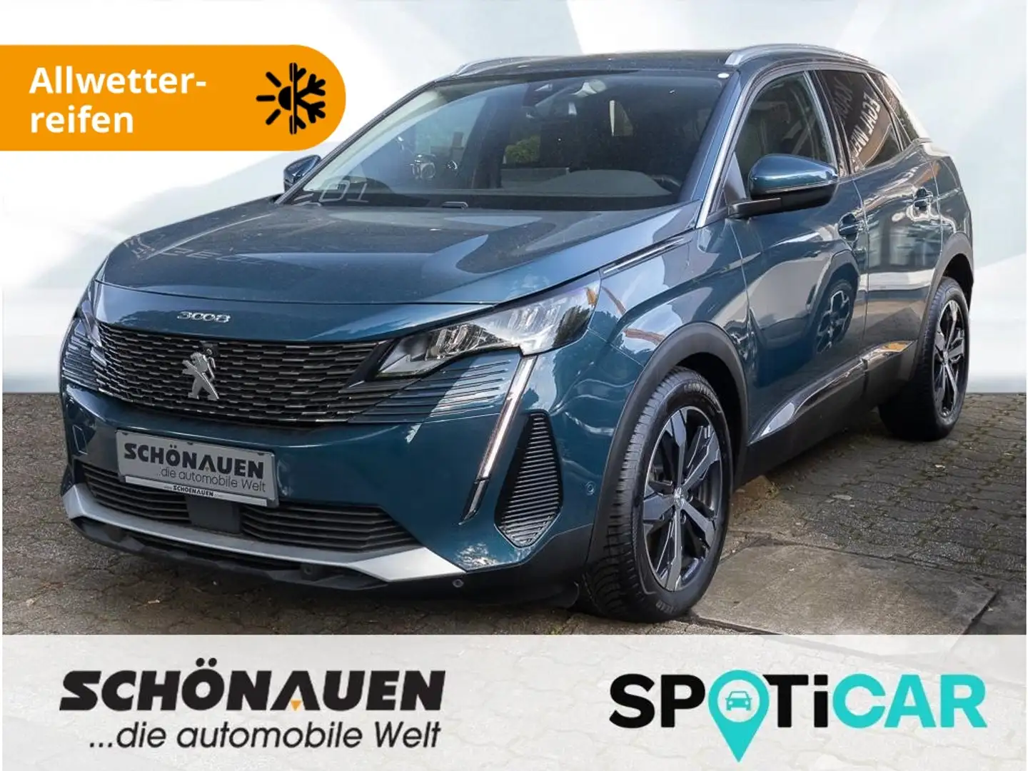 Peugeot 3008 1.2 PureTech 130 +SHZ+RFK+KLIMA+ALLW+HSA+ Bleu - 1