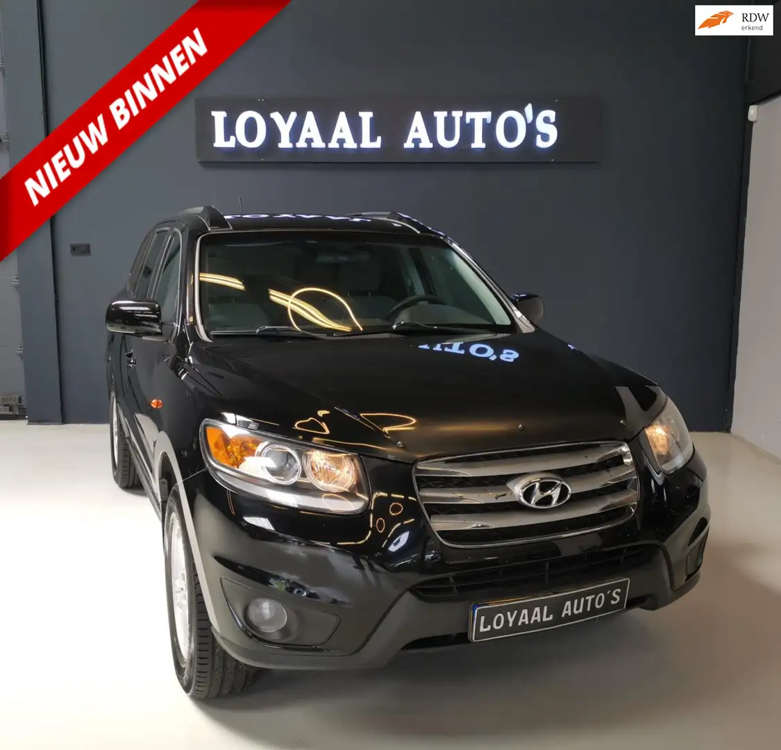 Hyundai SANTA FE 3.5 liter | V6 | AUT | AIRCO | ELEK.RAMEN Zwart - 1